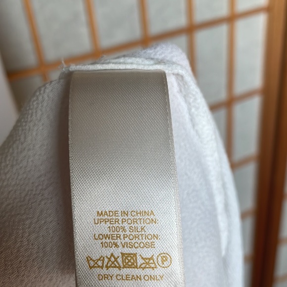 Kate Spade Black & White Color Block Print Sleeveless Blouse 2 - Picture 5 of 8